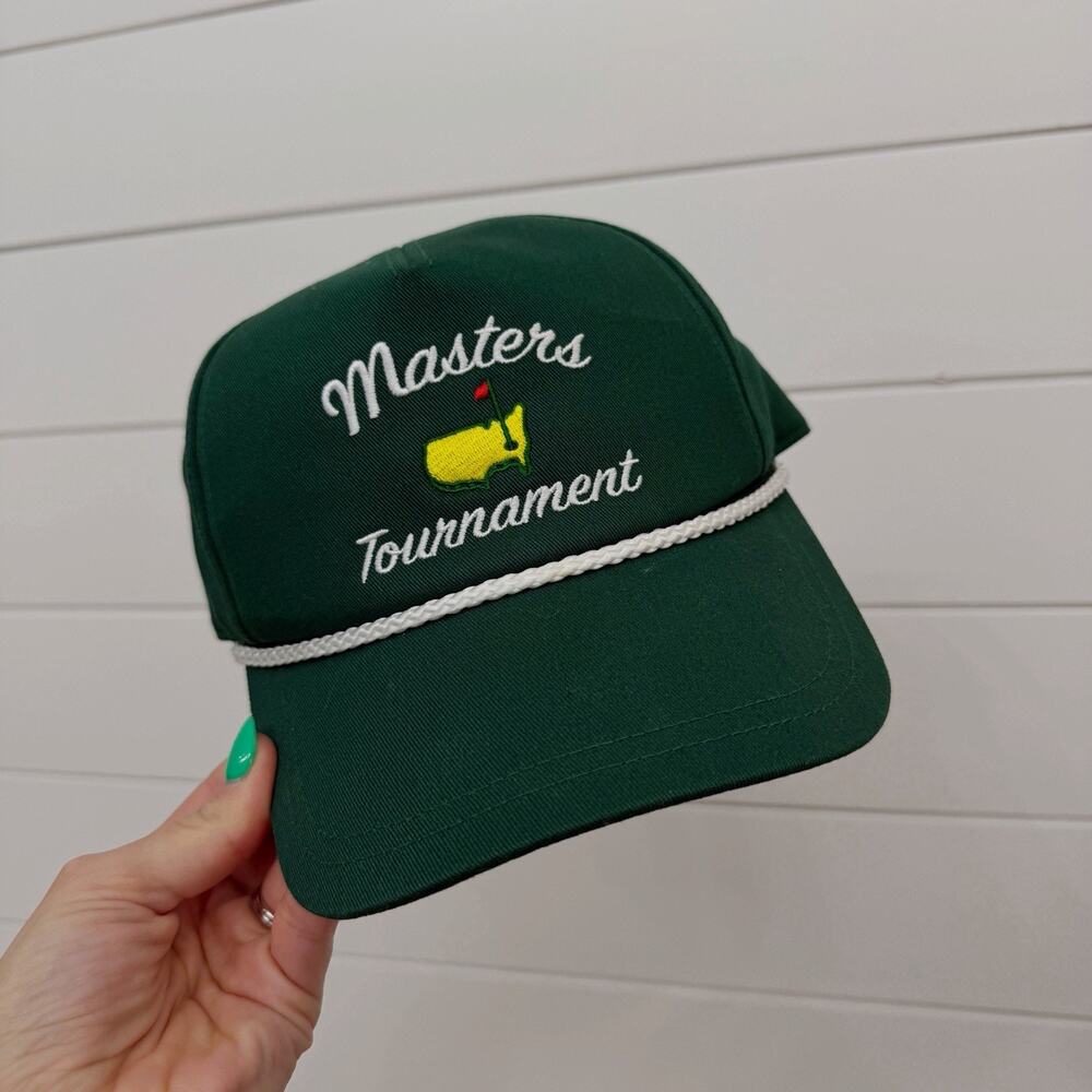 Men’s Masters Golf Rope Hat Green - Picture 2 of 6